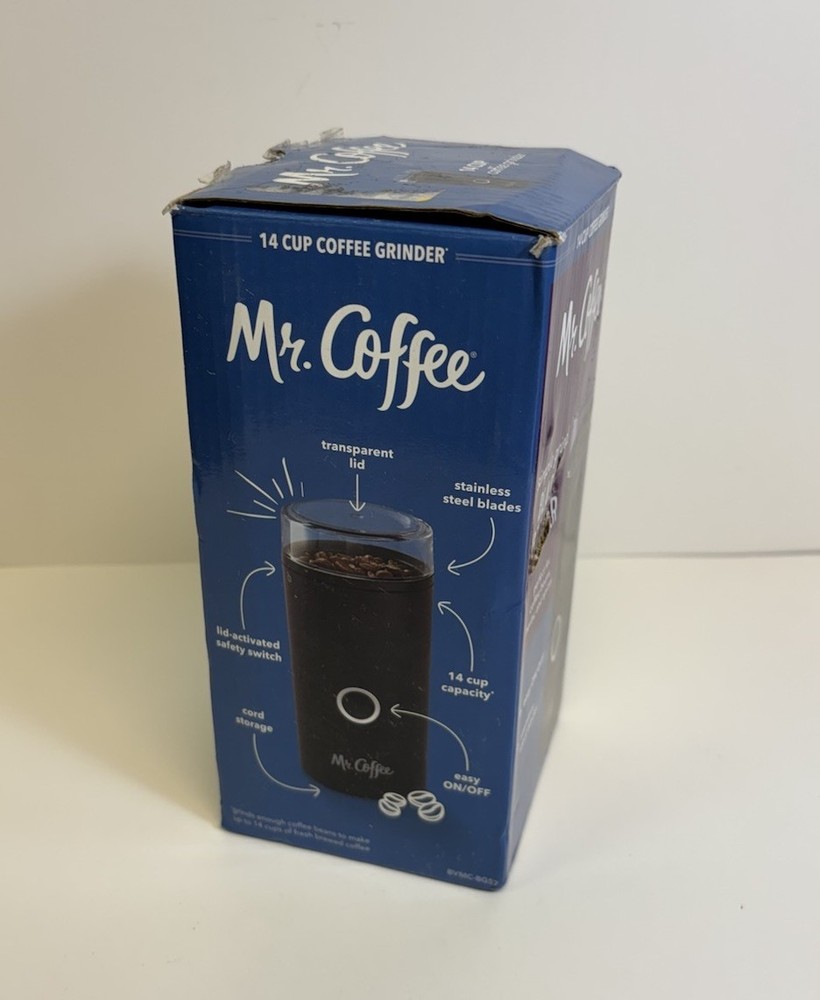 Mr. Coffee 14-Cup Automatic Blade Mill Grinder - Black