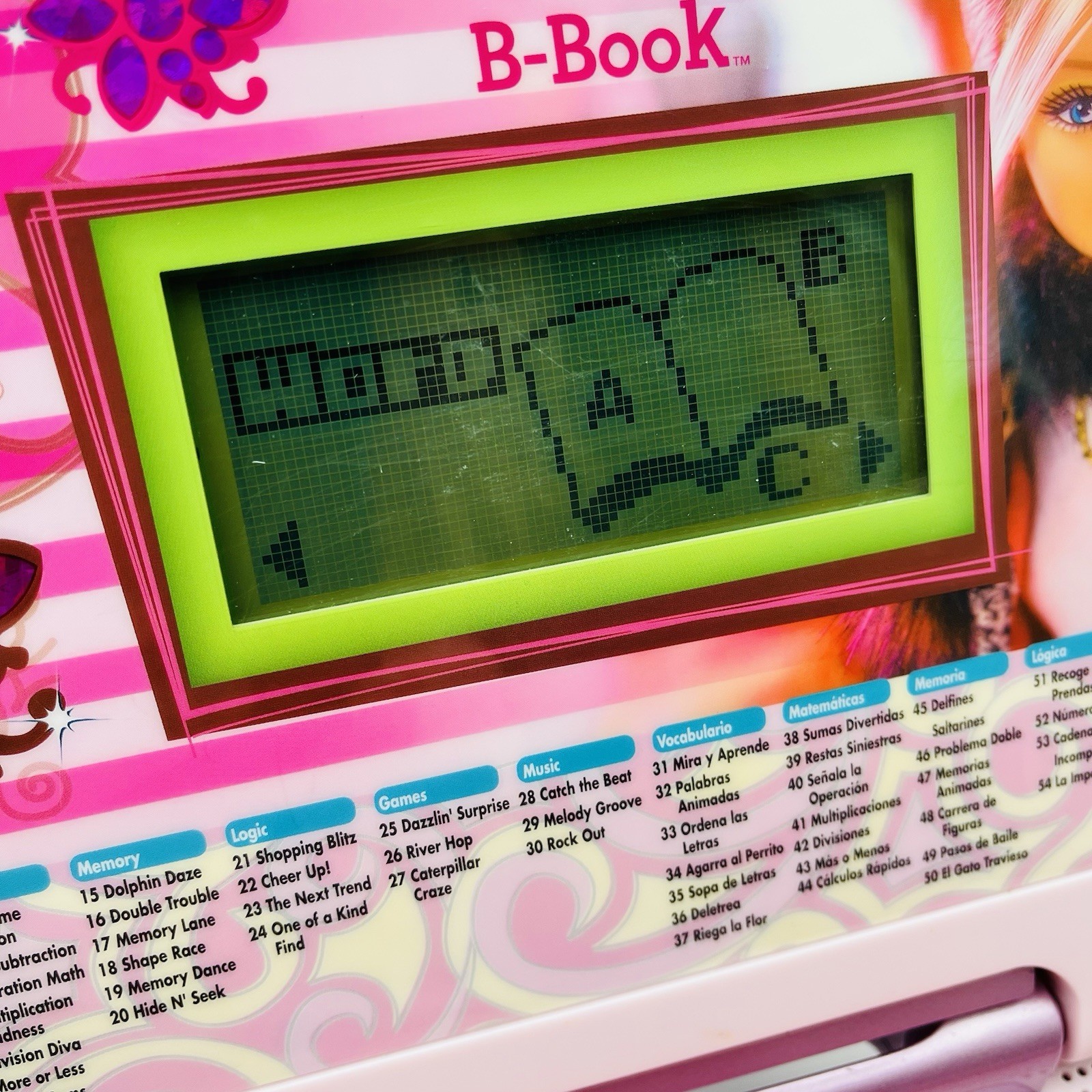 Barbie B-Book Learning Laptop by Oregon Scientific Tested Works Vintage Toy Read
