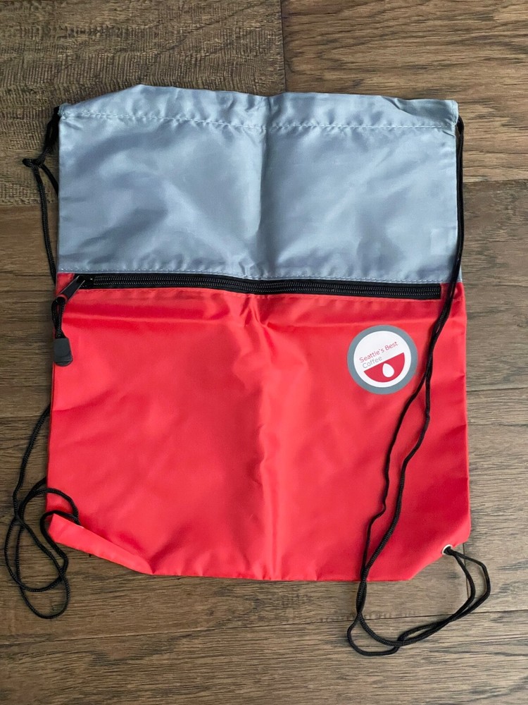 SEATTLE'S BEST COFFEE DRAWSTRING BACKPACK / CINCH SACK - NEW