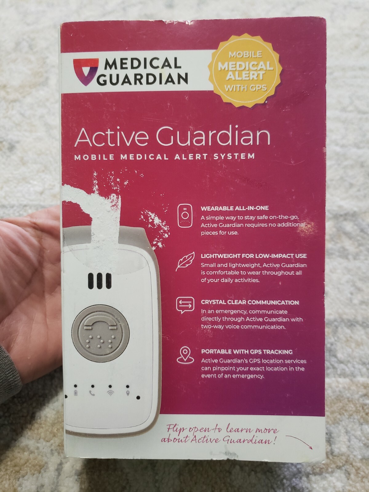 Active Guardian 4G Life Saving Medical Alert System by Medical Guardian NEW