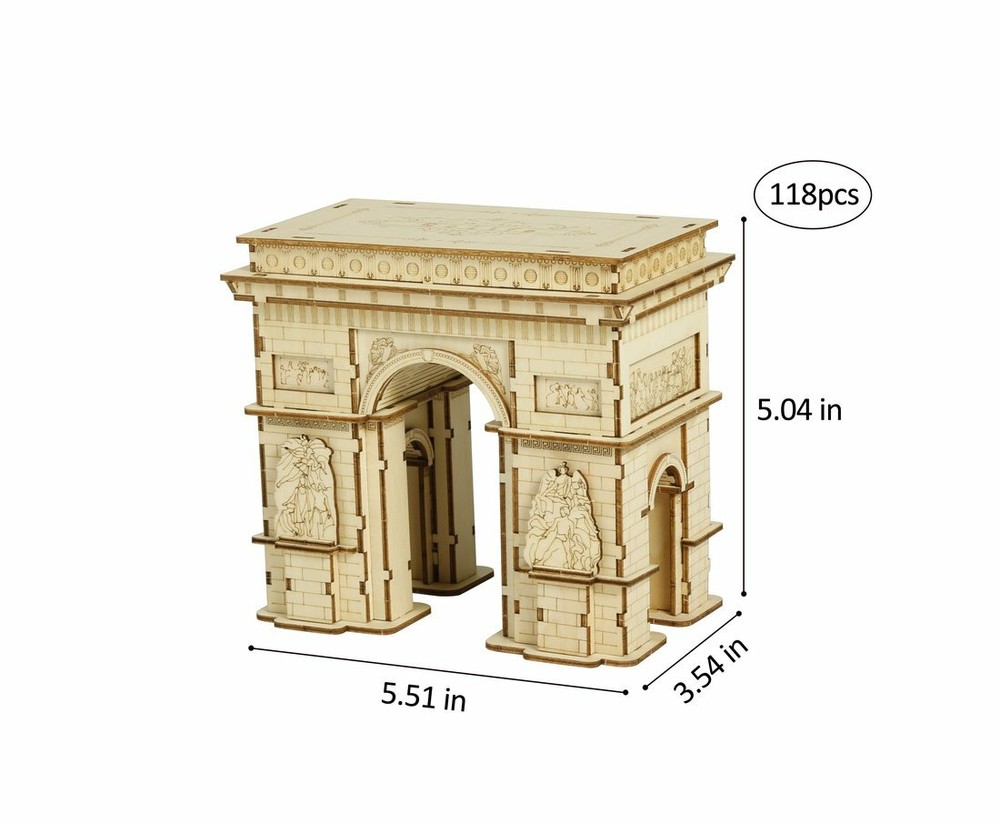 DIY 3D Puzzle - Arc De Triomphe - 118pcs