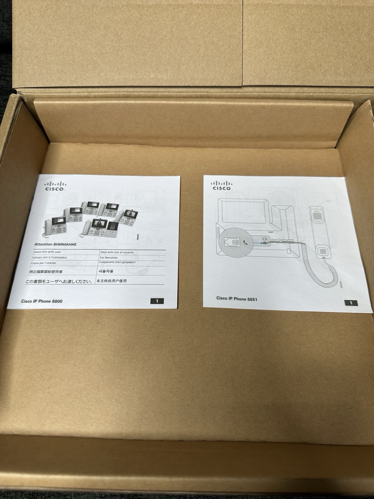 Cisco IP Phone 8851 5 Line VoIP Business Class Phone CP-8851-K9 Brand New In Box