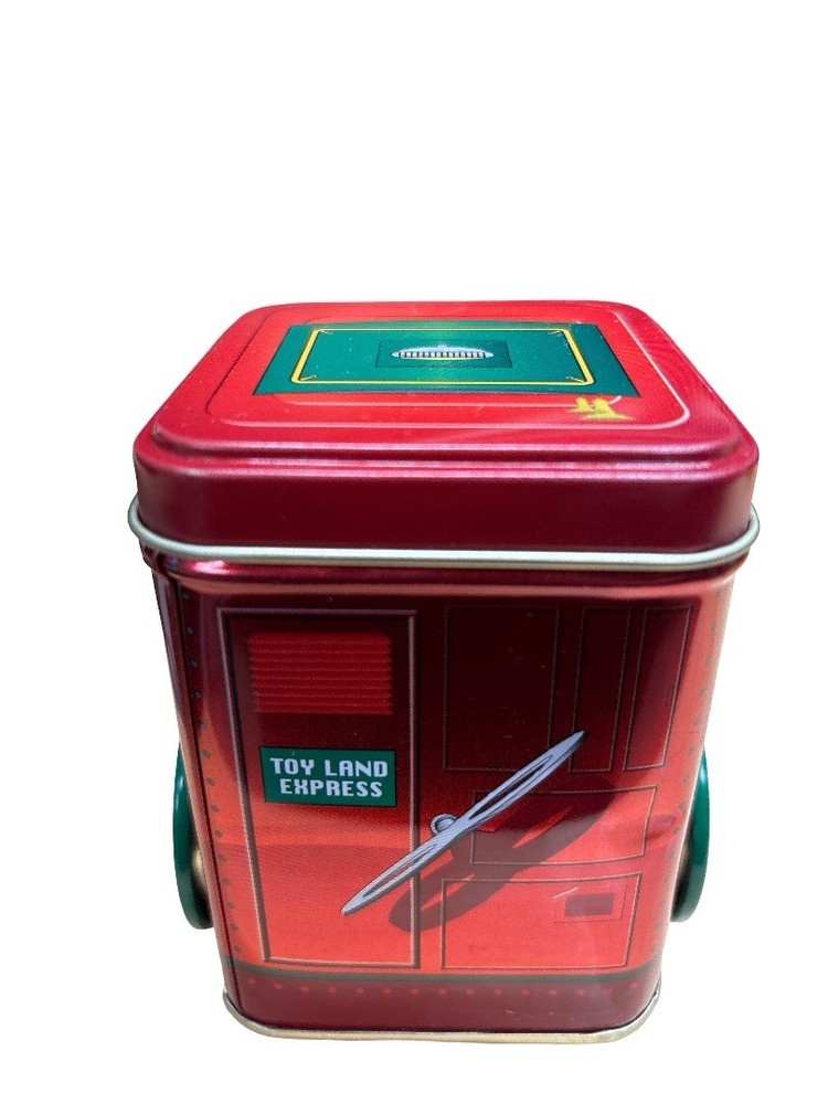 Toyland express choo-choo train tin can