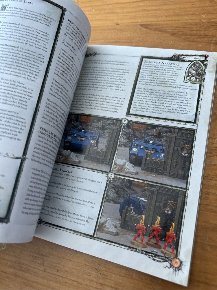 Warhammer 40k Core Rulebook 2012 Softcover Small Guidebook