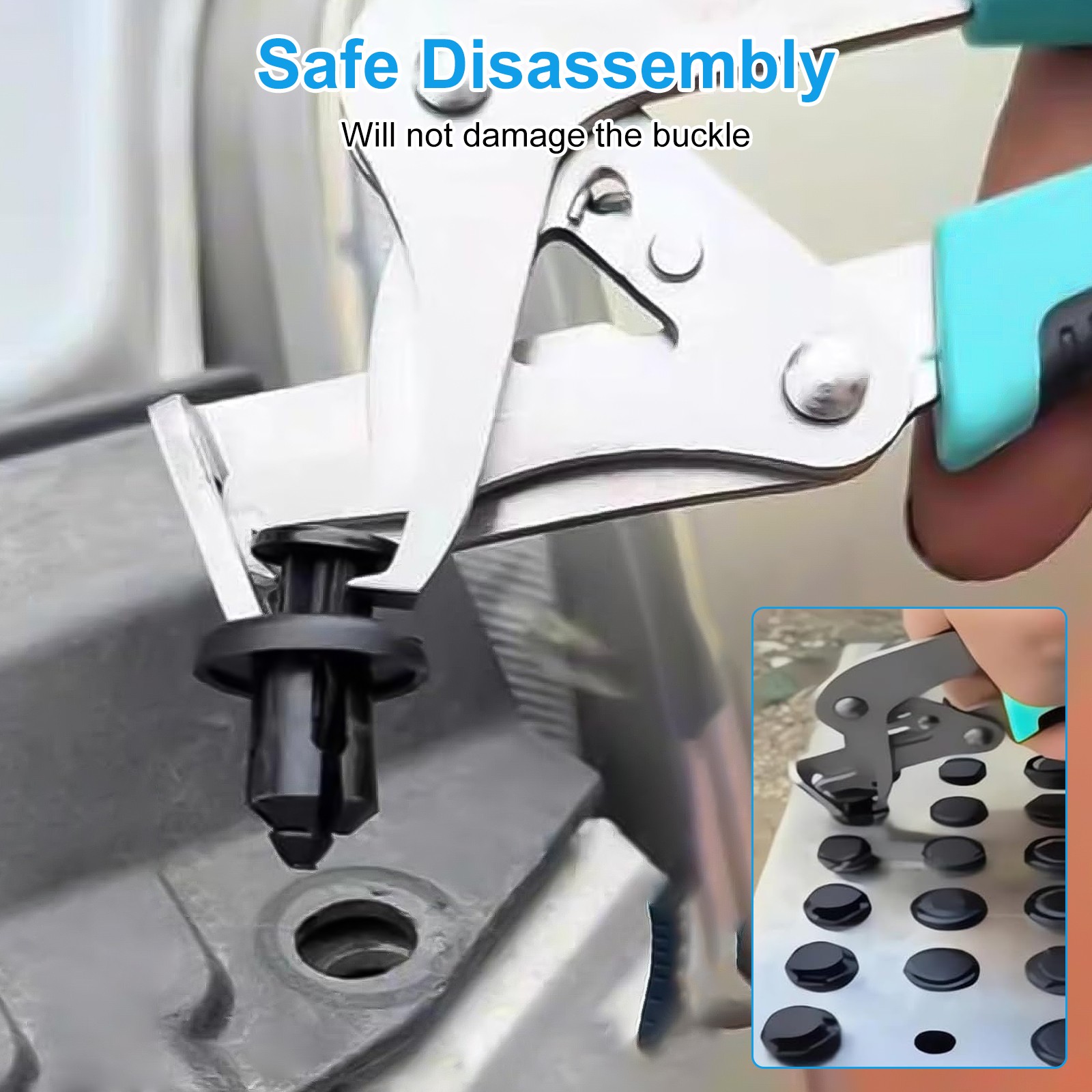 Car Trim Clip Pliers Disassembly Tools Durable Automotive Snap Fastener Remover