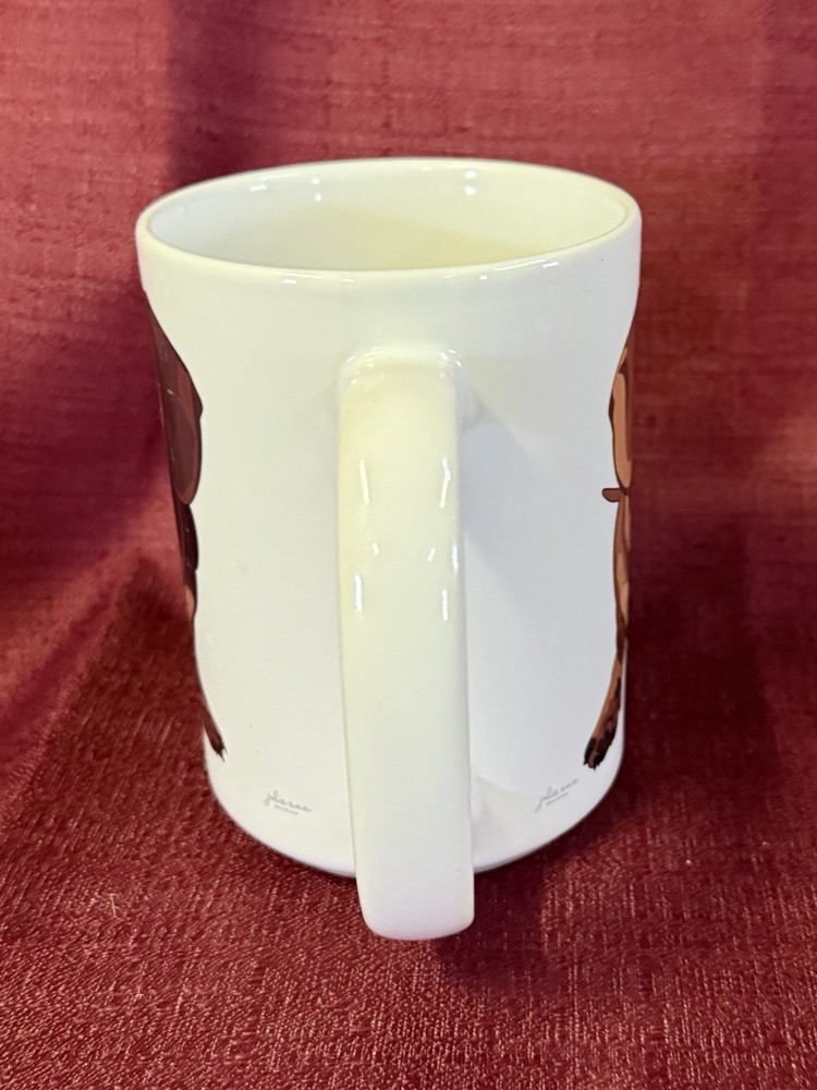 Julie Ann Studios Red Dachshund Large Coffee Mug