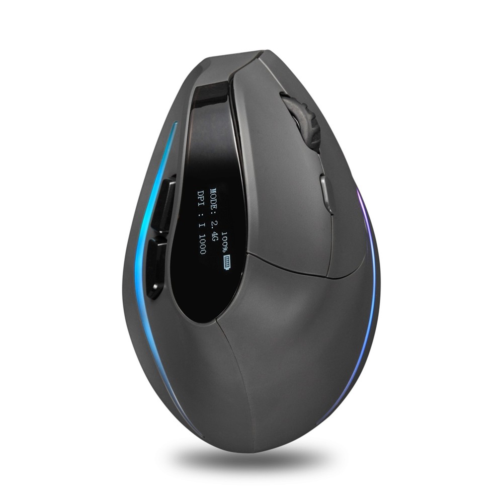 ZELOTES Wireless Mice Ergonomic Optical Indicator Lightweight Gaming Mice For