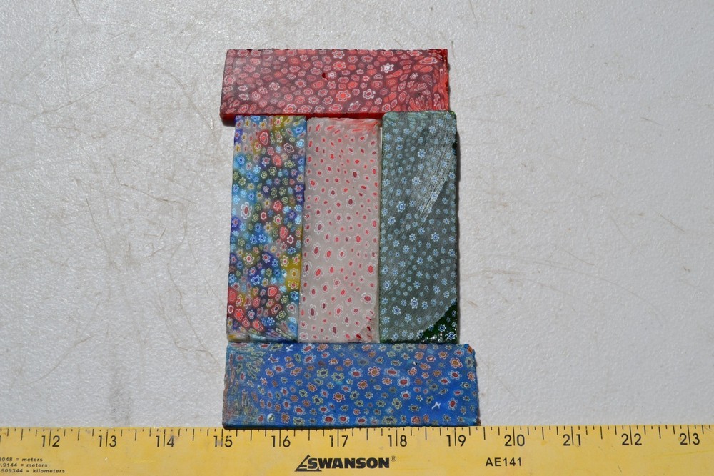 Millefiori Glass slabs