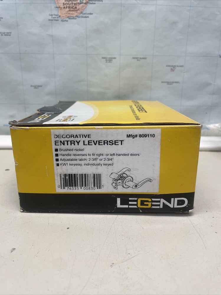 Legend Brushed Nickel Door Handle 809110
