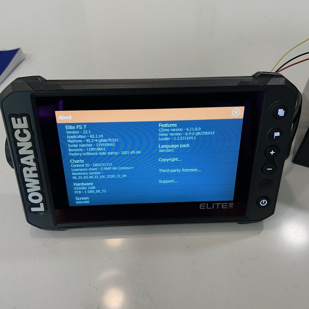Lowrance Elite FS 7 Head Unit