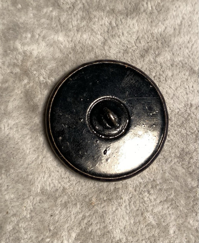 Victorian Unique Celluloid Antique Button 1-1/4” Diameter