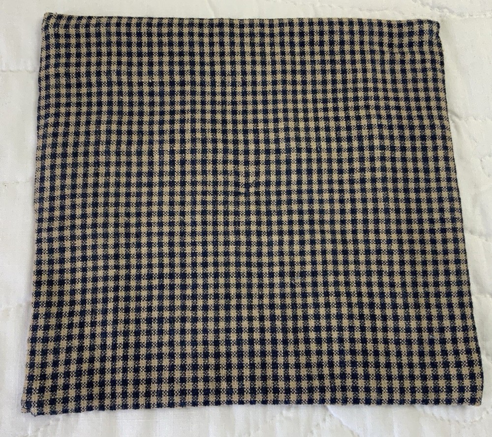 Antique Patchwork Quilt Table Topper, Rectangles, Early 1900’s, Early Calicos