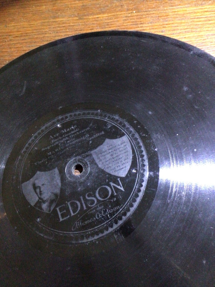 Thomas Edison Record Of Ave Maria