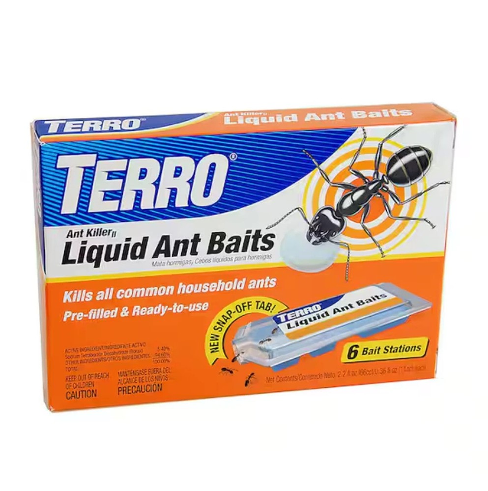 TERRO (6-Count) Indoor Liquid Ant Killer Baits