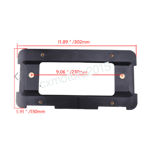 REAR LICENSE PLATE BRACKET FOR BMW E46 E60 E61 E71 E90 E92 +6 SCREWS 2 FASTENERS