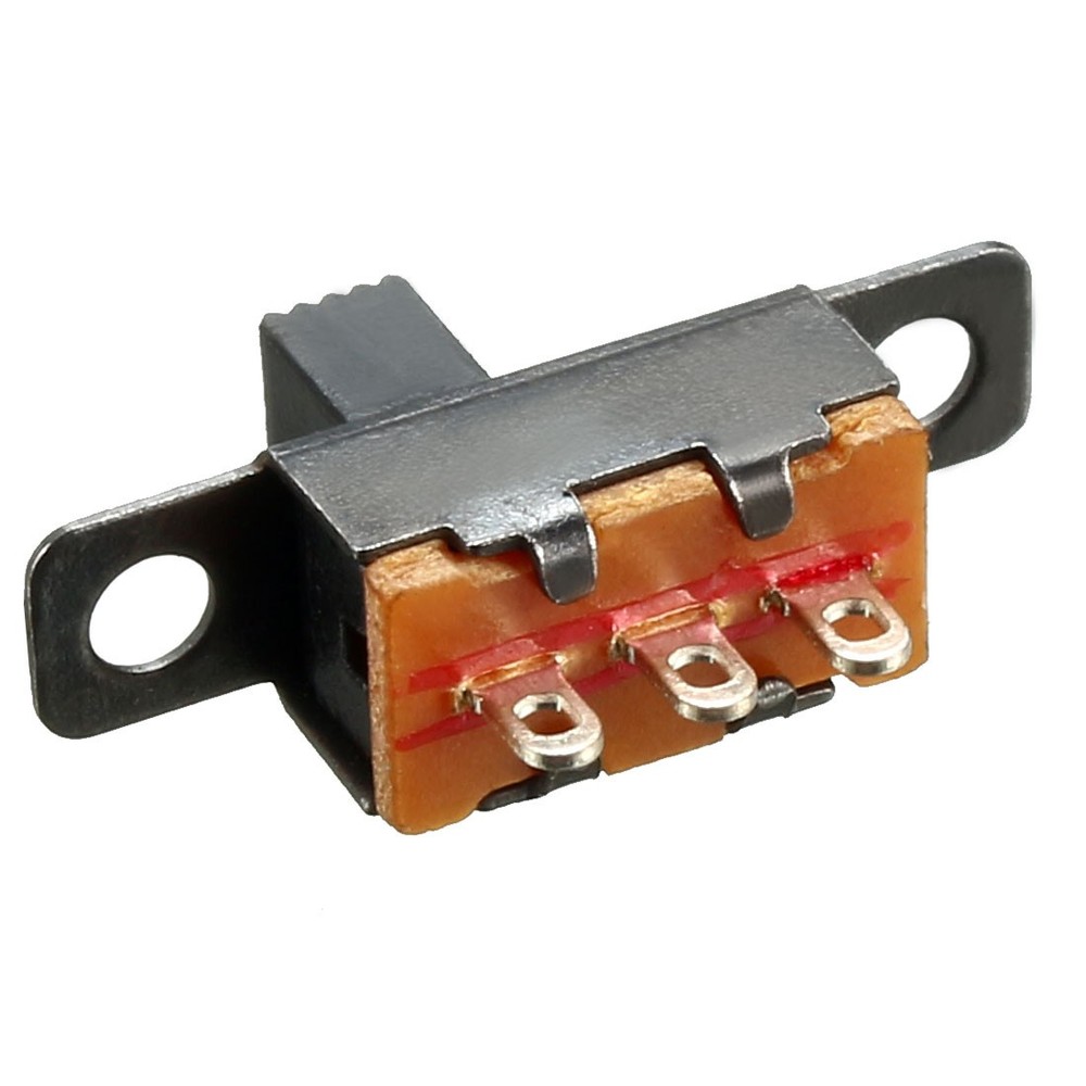 55 Pcs 3 Terminals 23 Position SPDT Horizontal Latching Micro Mini Slide Switch