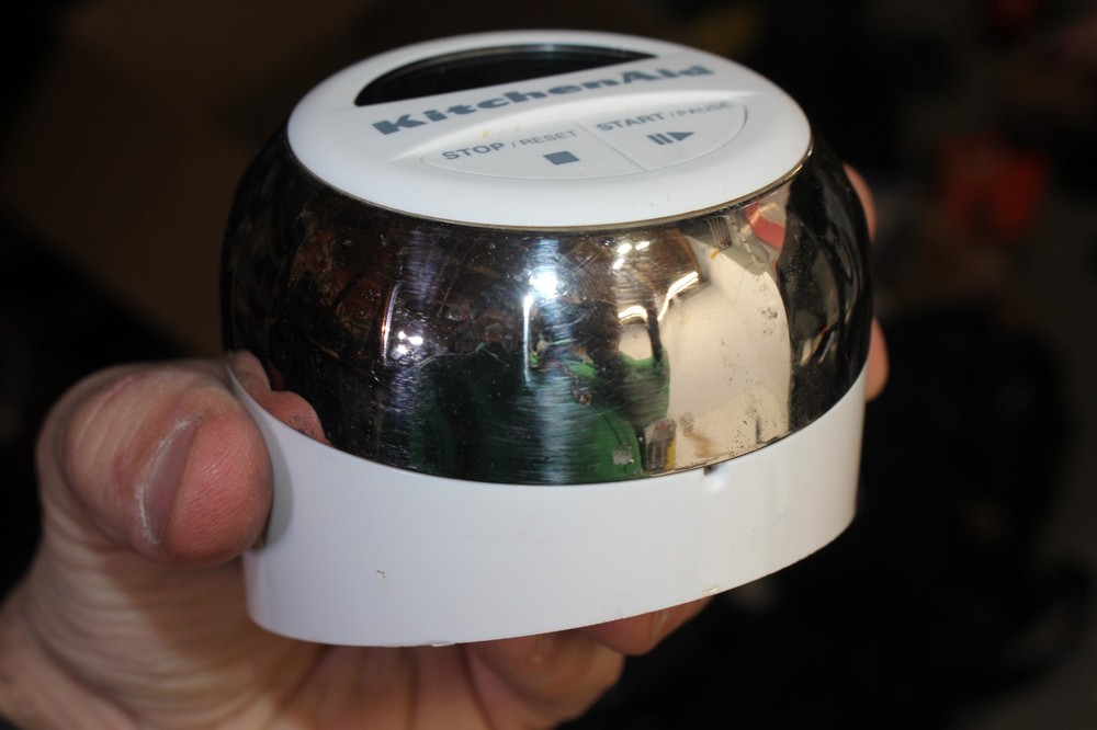 KitchenAid Digital Kitchen Timer Easy to Read Series white/Chrome WORKS 2 button