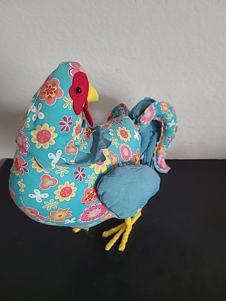 Vintage Style Hand Made Stuffed Chicken