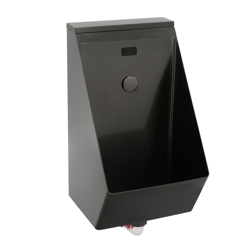 Wall Mounted Sensor Urinal Automatic Sensor Urinal Toilet For Men Toilet Black