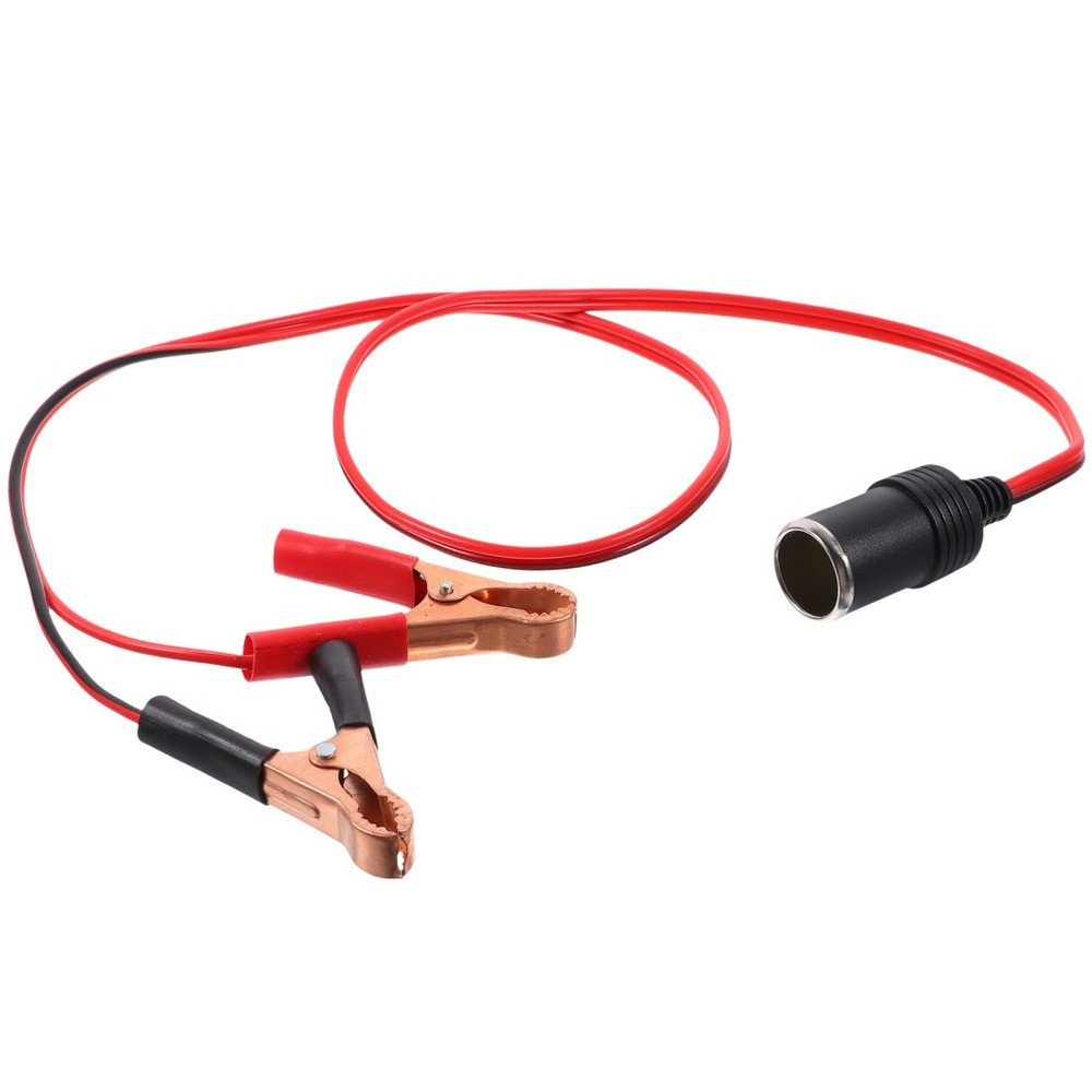Jumper Clip Car Emergency Start Cable Cigarette Lighter Adapter Socket