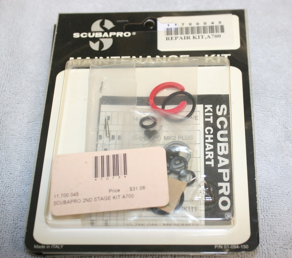Scubapro  A700 service kit scuba diving regulator second stage