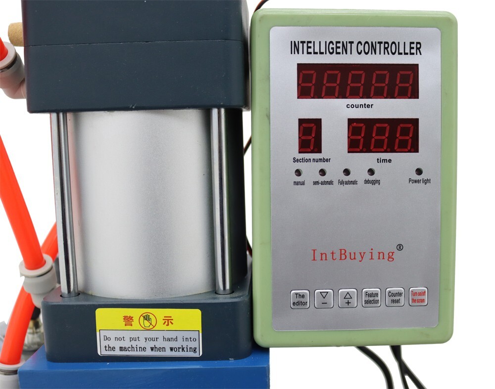 110V Vertical Pneumatic Punch Press Machine w/Double Button 0.78" Dia. 2205Lbs