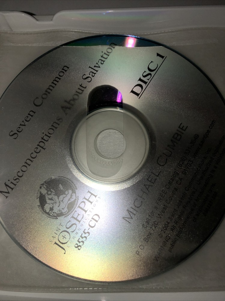 Seven Common Misconceptions About Salvation. The Saint Joseph communications CD