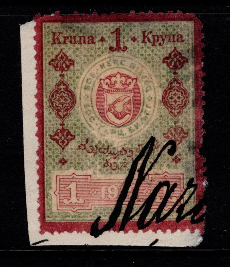 Bosnia 1899 1k Revenue Used On Piece - S33778