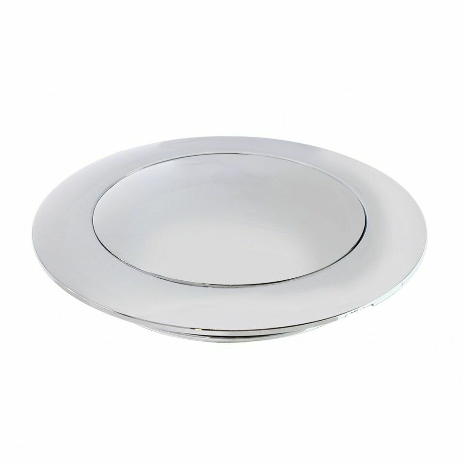 Billet Style Aluminum Horn Button - Chrome