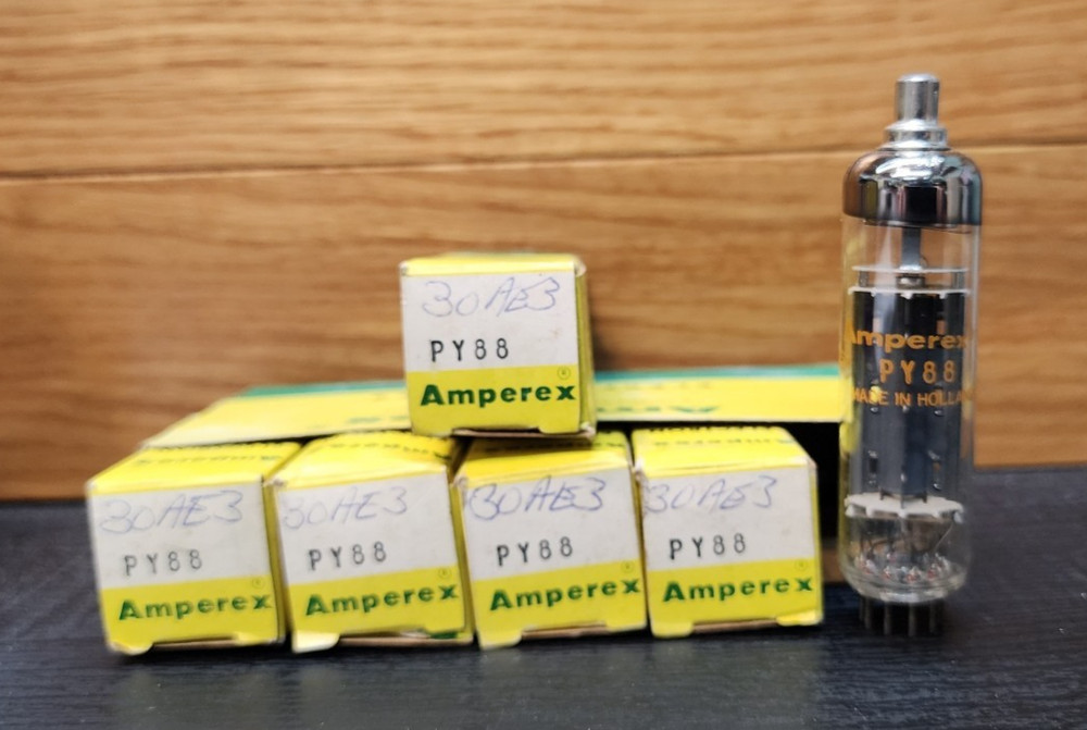 5- Amperex PY88 30AE3 Vacuum Tubes NOS/NIB Full Sleeve Holland