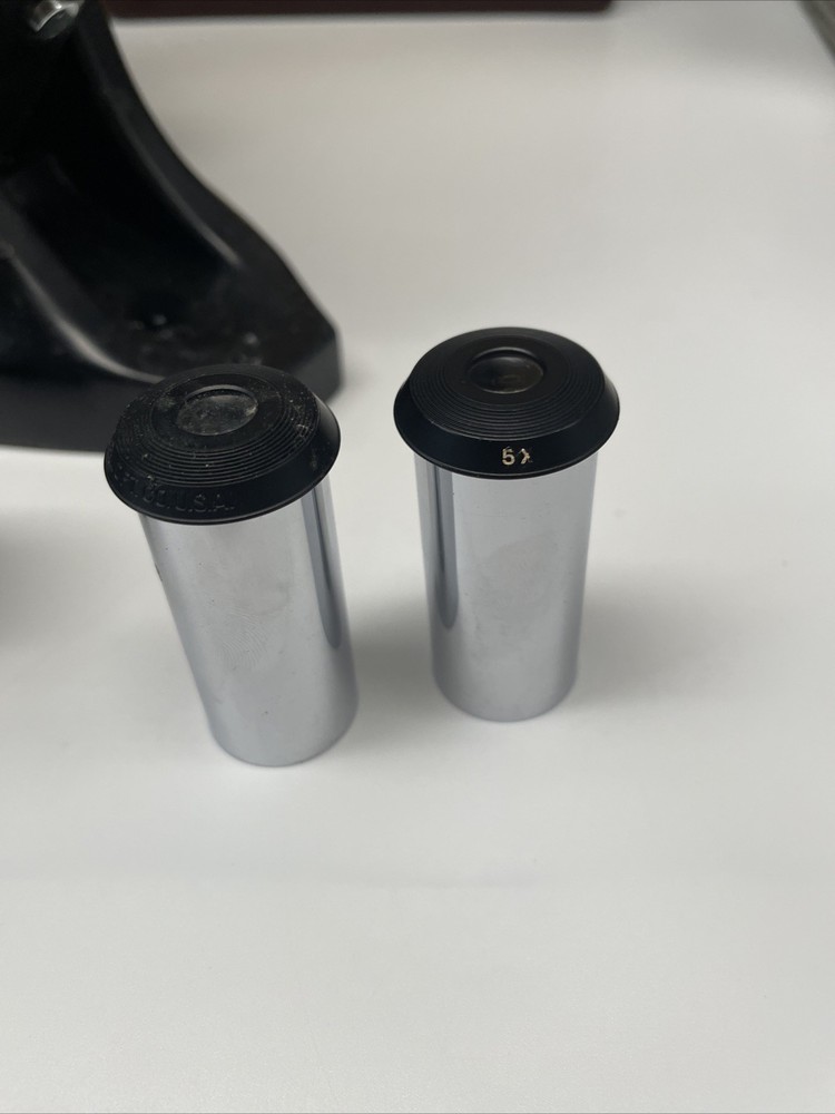 Microscope Bausch & Lomb Model Binocular Compound + case Slides Lab Equipment