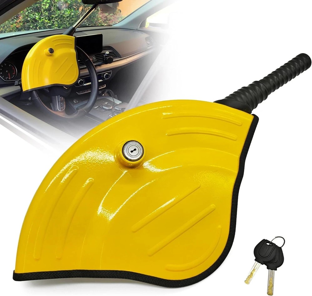 Universal Steering Wheel Lock Anti-Theft Adjustable Security Car Wheel Lock