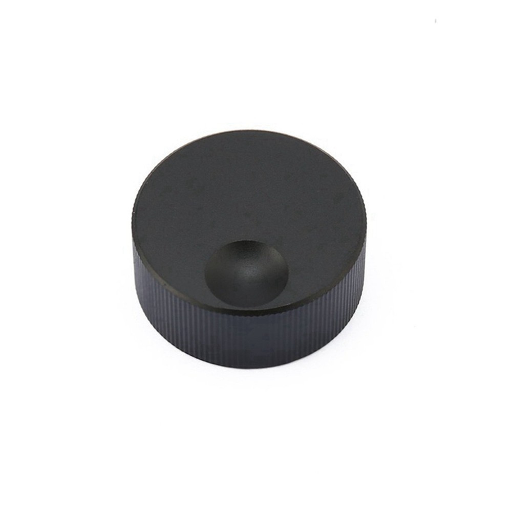 2X Matte Universal Convenient 32x13mm 6mm Hole Black Solid Aluminum Solid9013
