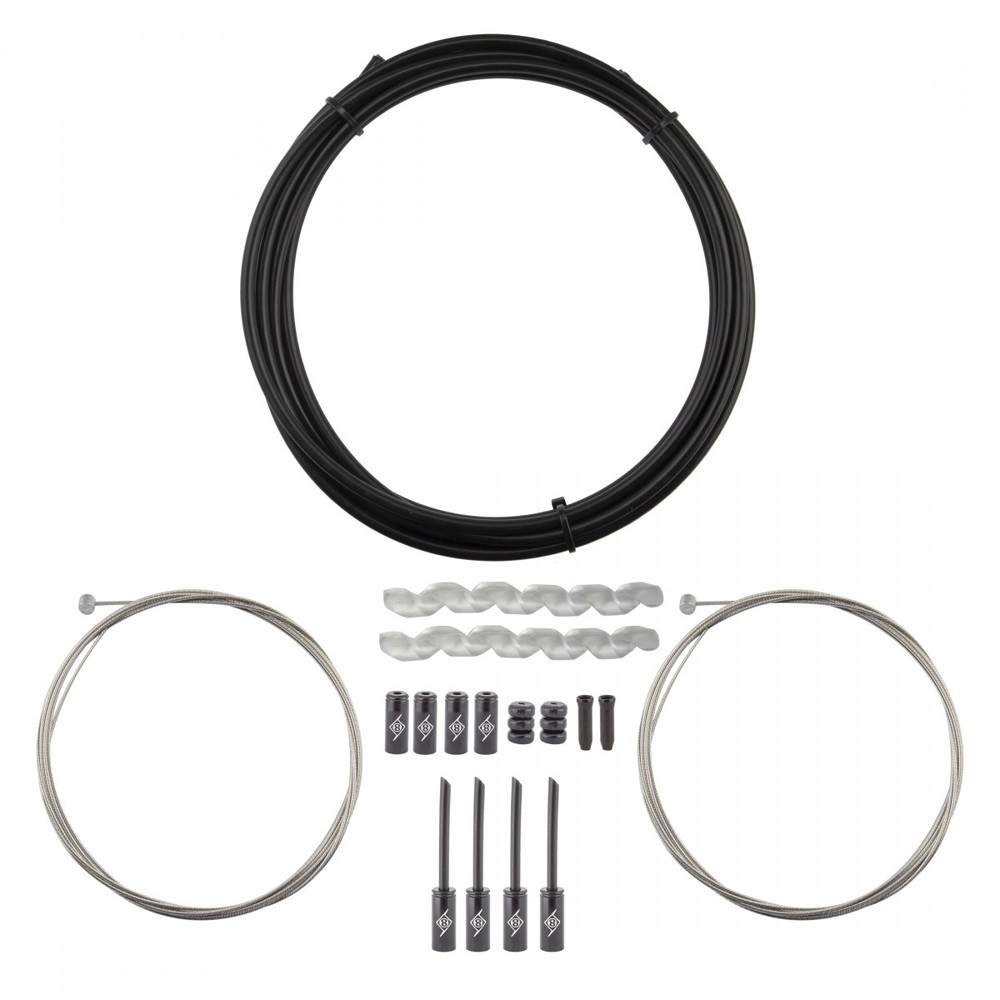 Origin8 Slick Compressionless MTB Brake Cable & Housing Kit-Smooth, Precise