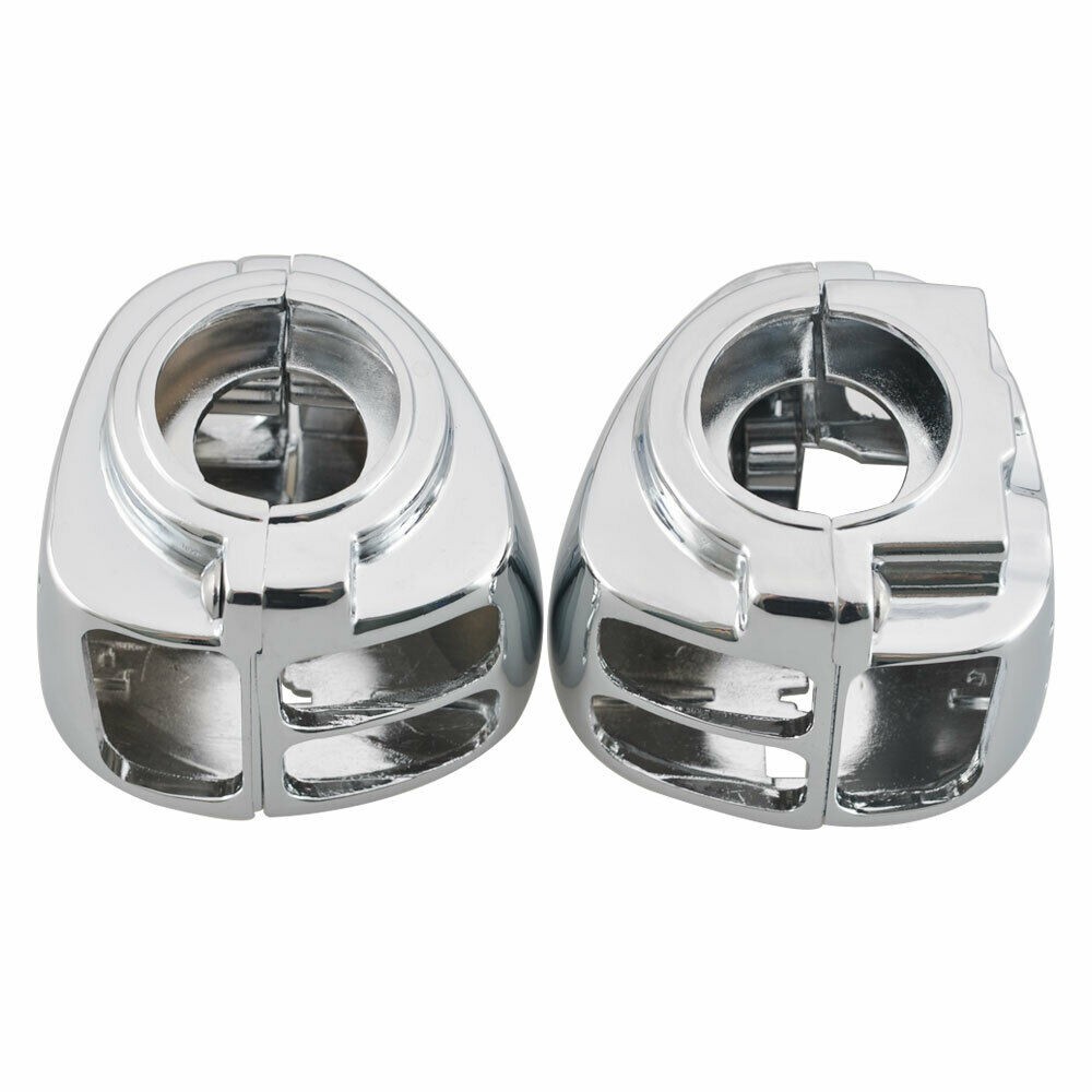 Chrome Switch Housing Cover 6PC Switch Caps For Harley Sportster V-Rod Softail