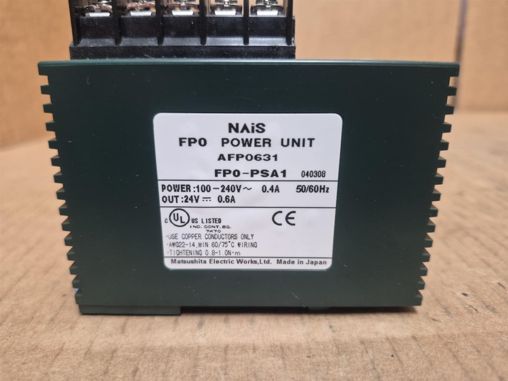 Nais Power Unit Part No. FP0-PSA1