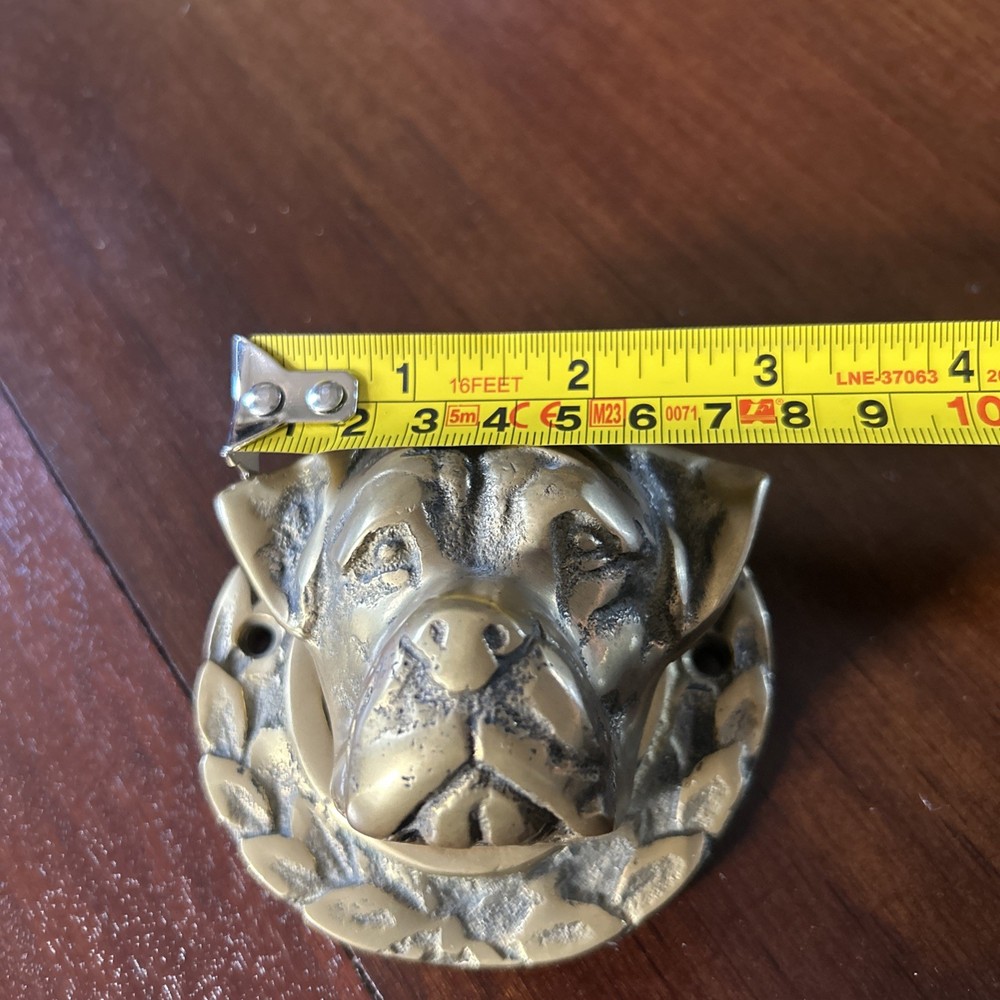 Brass Dog Door Knocker