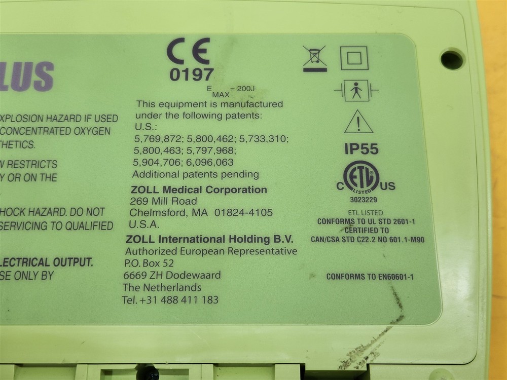 ⭐️⭐️⭐️⭐️⭐️ **UNTESTED** Zoll AED Plus Defibrillator First Responder
