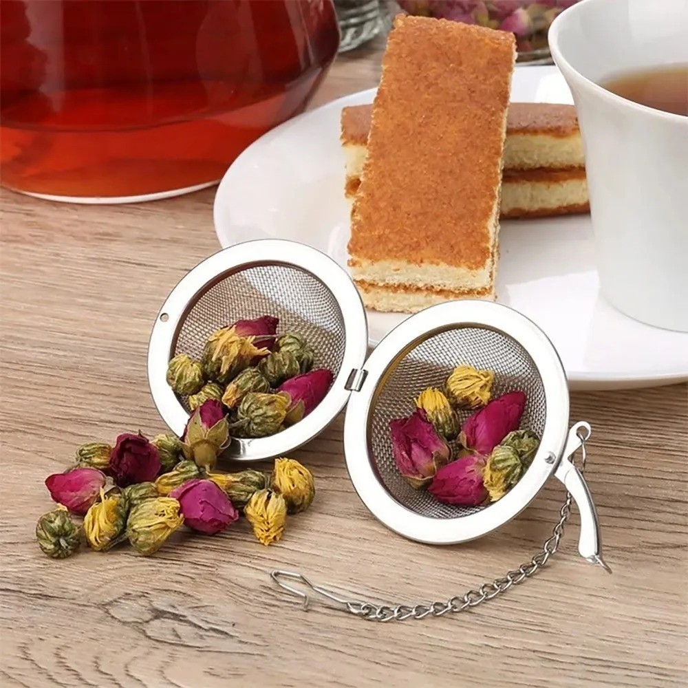 2PCS Stainless Steel Mesh Tea Infuser, 2.1 Inch Tea Ball, Strainer Tea Diffuser*