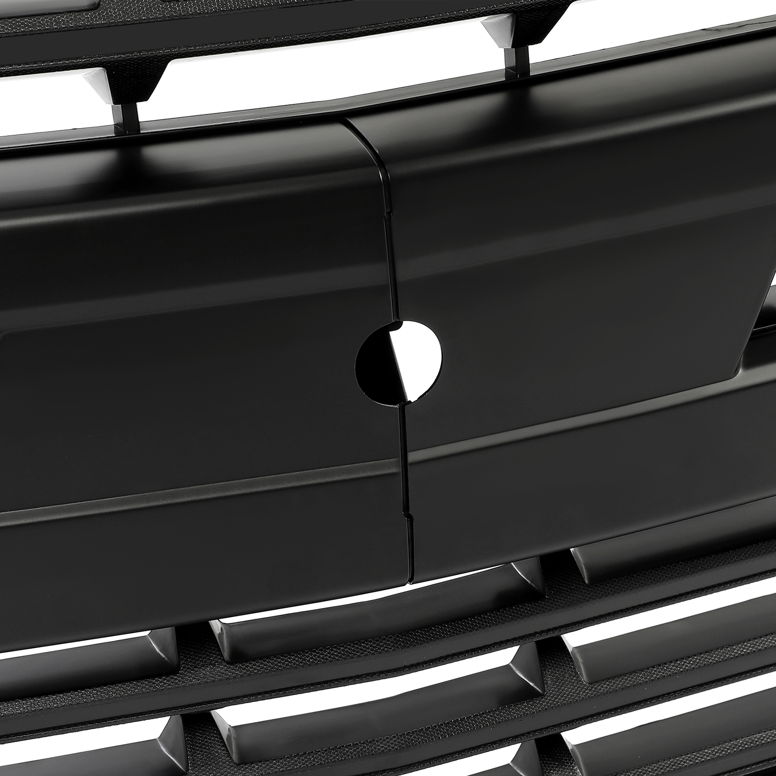 Matte Black Front Bumper Upper Grille For Chevy Silverado 1500 2019-2022 2021