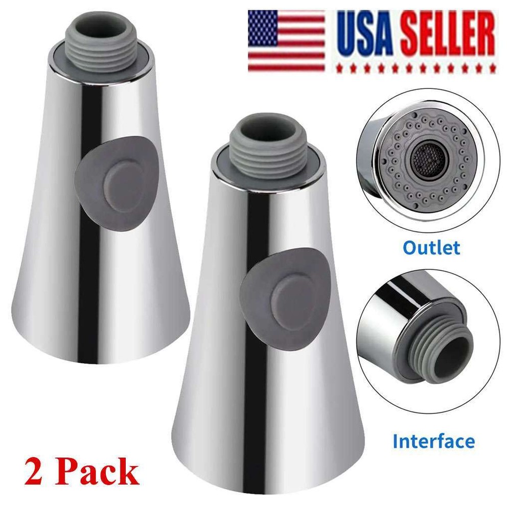 2Pack Kitchen Sink Pull-Down Faucet Sprayer Pull Out Spray Head Replacement Head