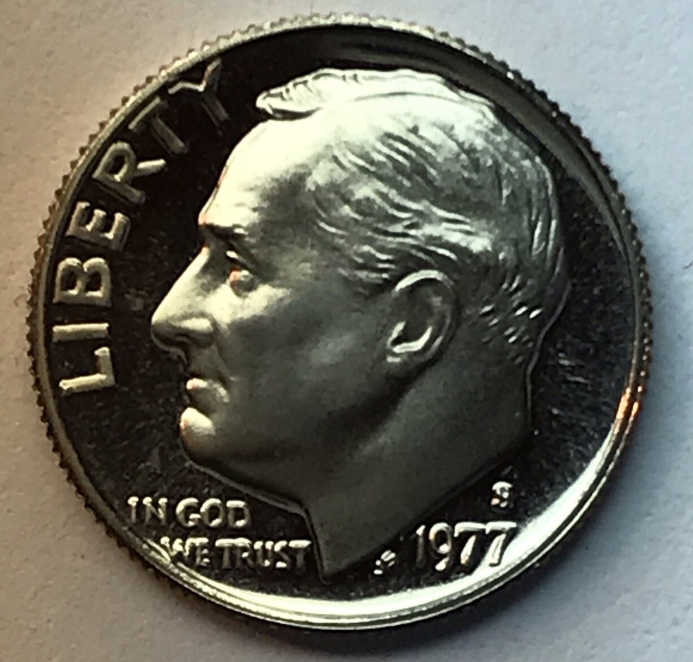 1977-S PROOF ROOSEVELT DIME