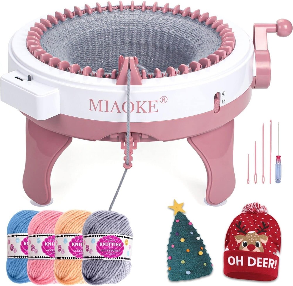 Efficient 48-Needle Knitting Machine – Ideal for Personalized Winter Gifts