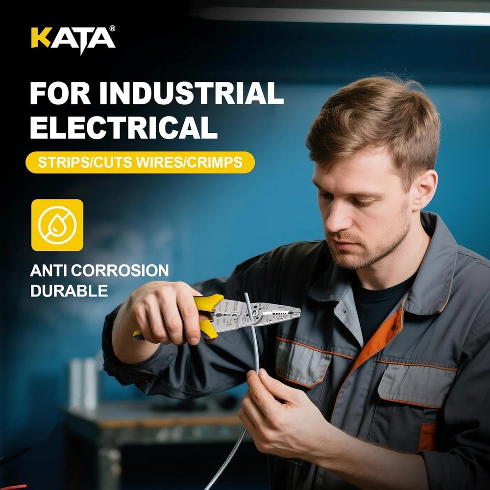 Professional Wire Stripper and Crimping Tool for Electrical Work