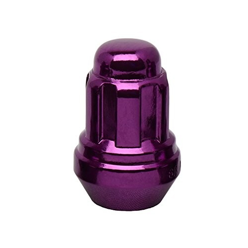 40700SPPT Wheel Lock, 4 Pack 12mm x 1.50 Thread Purple