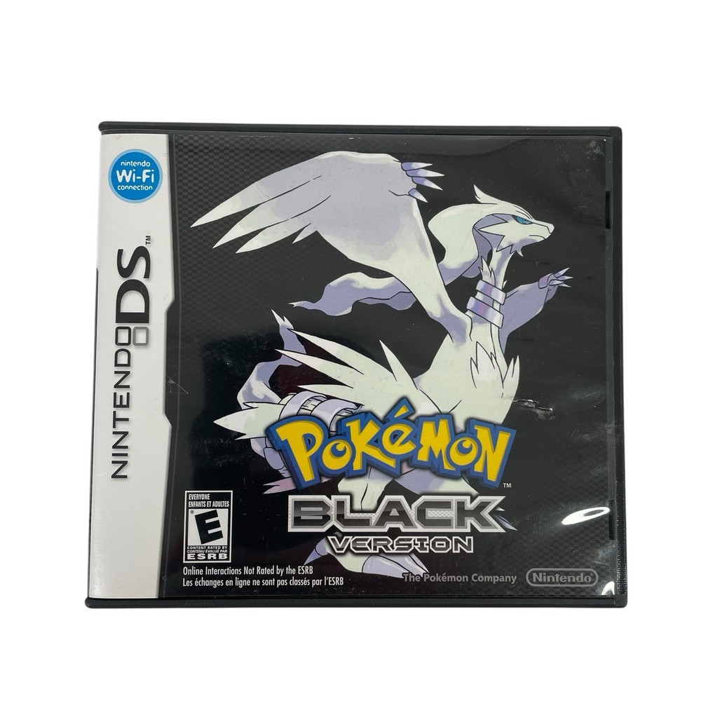 Pokemon: Black Version (Nintendo DS, 2011) - CASE & MANUAL ONLY *NO GAME*