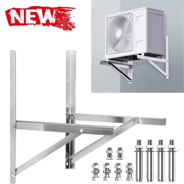 2x Wall Mounting Bracket for Mini Split Air Conditioner Outdoor Stainless Steel