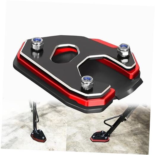 Red2 Kickstand Extender Pad for Monkey 125 Kickstand - Side Stand Extender Pad