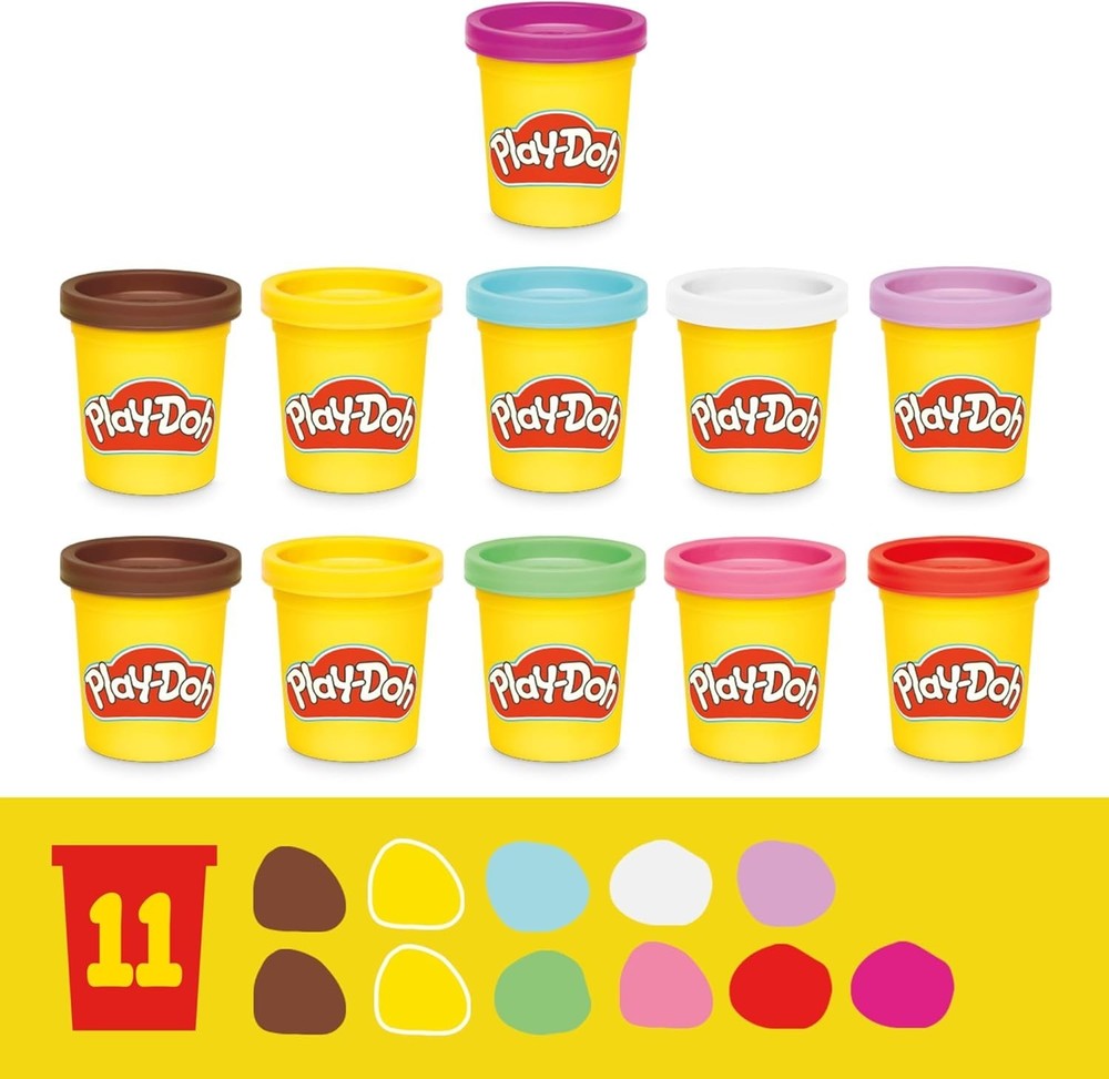 Super Slice Cake Playset with 11 Modeling Compound Cans