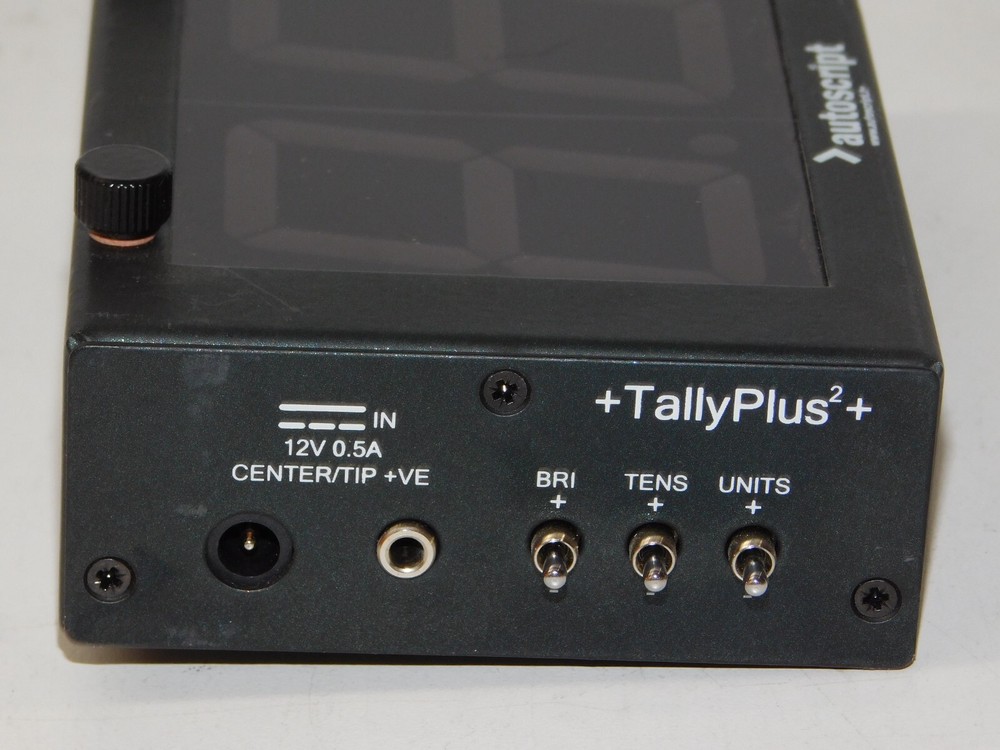 Autoscript TallyPlus 2 Camera Number Two Digit LED Indicator Digital Display UK